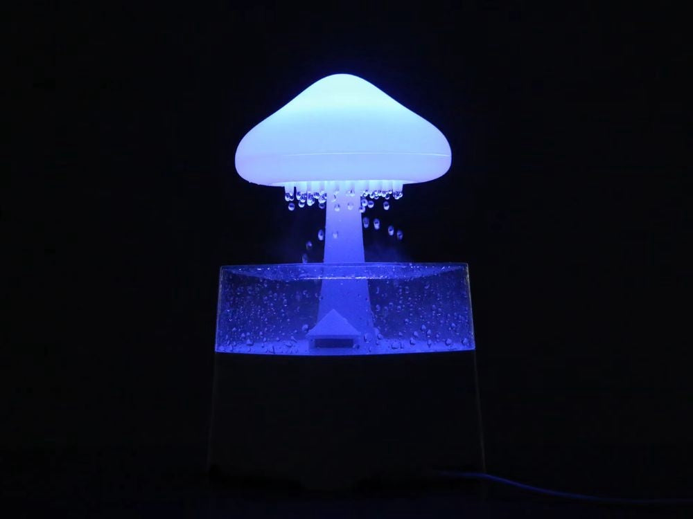 Luftfuktare aromadiffuser RGB-lampa 450 ml med fjärrkontroll USB