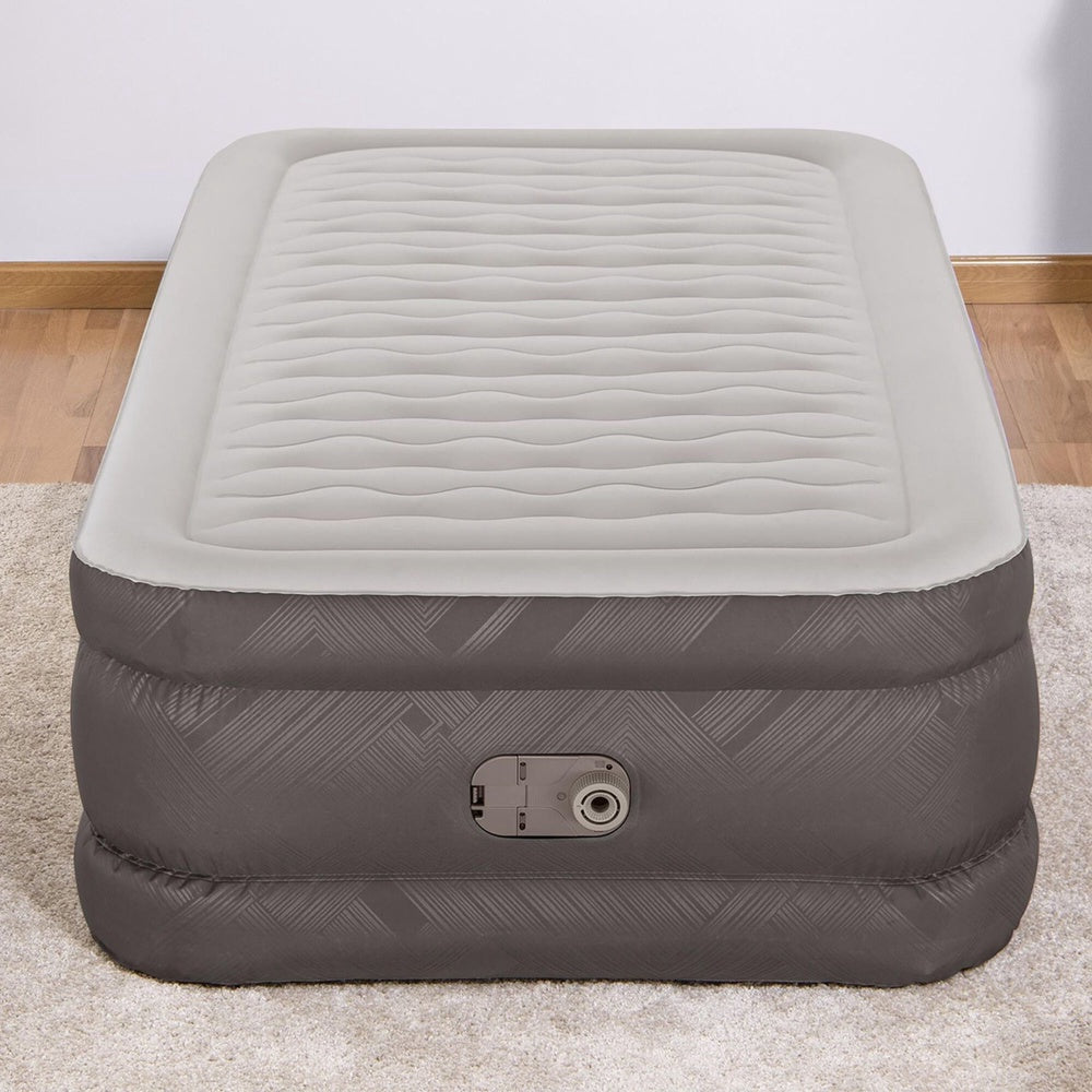 Luftmadrass 191x97x46 cm med inbyggd elpump, Fortech Wave Beam