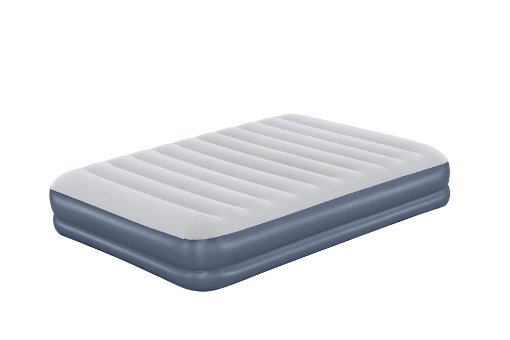 Luftmadrass Queen 203x152x36 cm med uppladdningsbar USB-pump