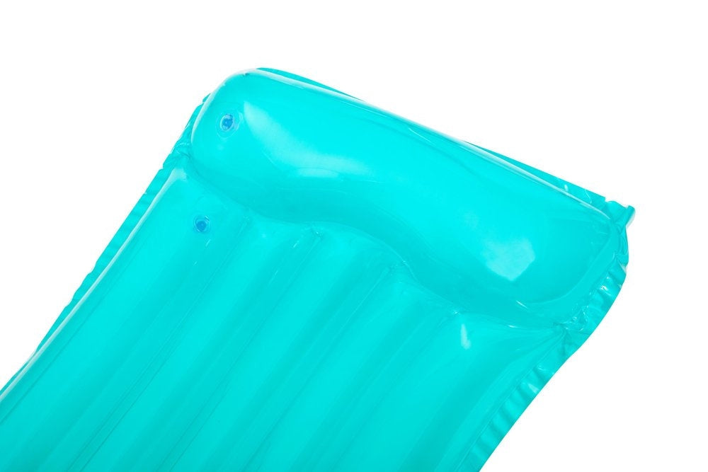 Luftmadrass för bad 183x76 cm med uppblåsbar kudde PVC max 90 kg