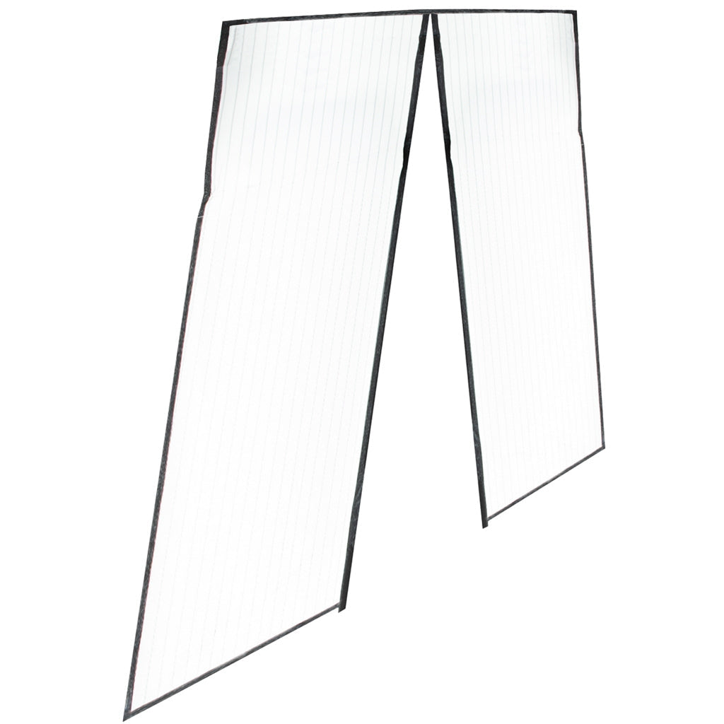 Magnetiskt myggnät för dörr 100x210 cm svart själstängande