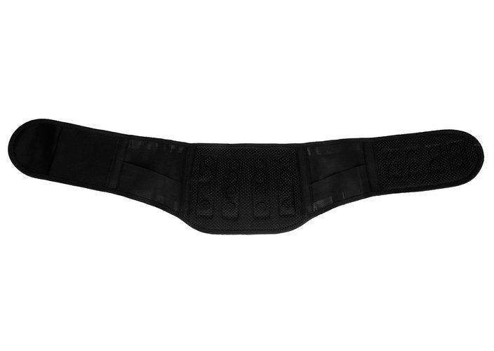 Magnetiskt ryggbälte ländryggstöd 24 magneter XXL 95-110 cm svart