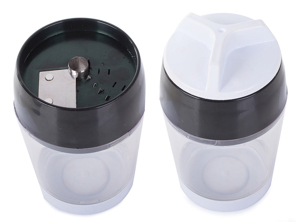 Manuell grönsaksskärare spiralizer med behållare 400 ml vit/svart