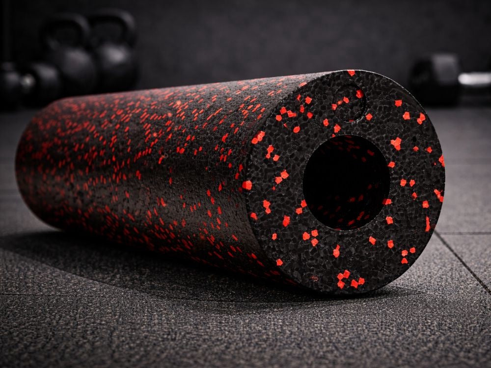 Massage roller EPP-skum fast slät 30x15 cm blandade färger