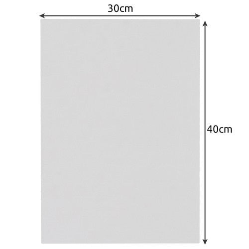 Målarduk på MDF 30x40 cm 8-pack primad vit bomull 180 g/m²