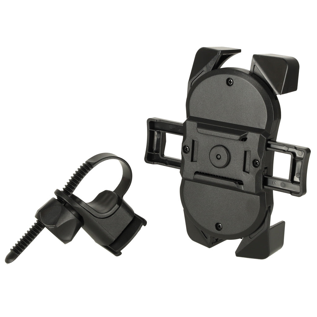 Mobilhållare för cykel/motorcykel styre, justerbar, upp till 18x9 cm