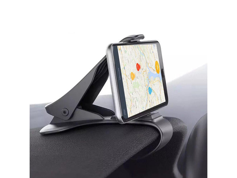 Mobilhållare för instrumentbräda svart max 8 cm käkbredd