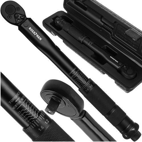 Momentnyckel 1/4" 2-24 Nm med kalibreringscertifikat och fodral