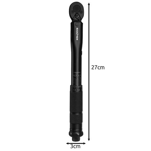 Momentnyckel 1/4" 2-24 Nm med kalibreringscertifikat och fodral
