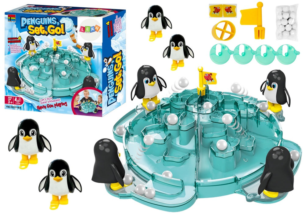 Multiplayer barnspel Penguin Football Kick the Ball Iceberg