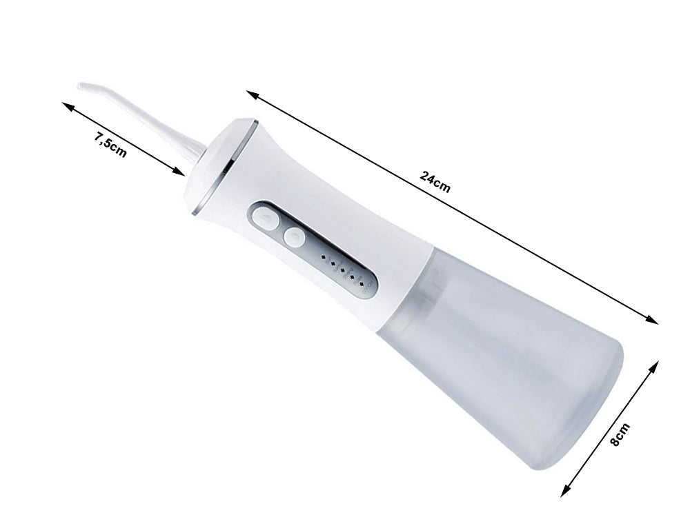 Munsköljare utan sladd 350 ml USB-laddning 4 lägen + 2 spetsar