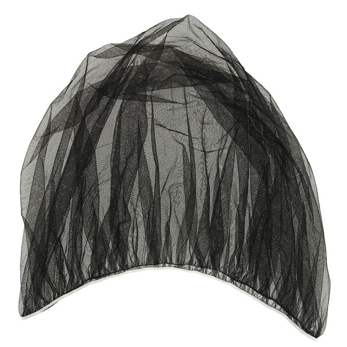 Myggnät till barnvagn universellt 140 cm resår svart polyester