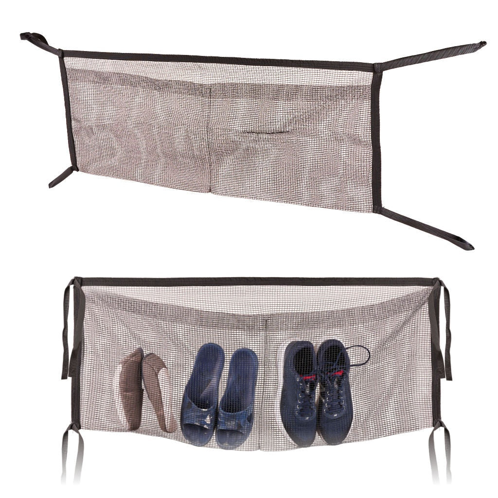 Nätväska för trampolin 2 fickor 110x46 cm svart polyester