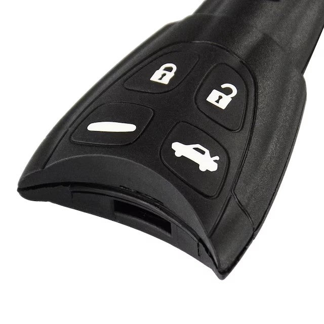 Nyckelskal med larmdosa 4 knappar Saab 9-3 2003-2012, 9-5 2003-2011