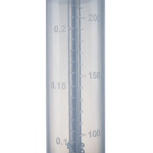 Oljesugspruta 200 ml med slangar och slanglås för olja/bränsle