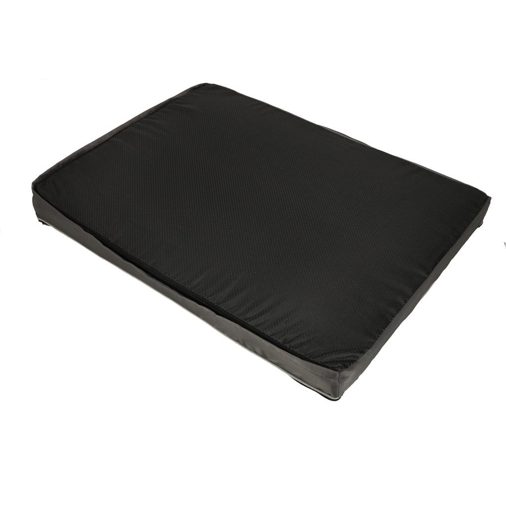Ortopedisk hund- och kattbädd 90x70x10 cm tvättbart överdrag mörkgrå