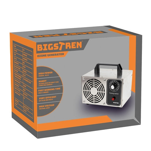 Ozongenerator 20000 mg/h med timer 60 min för rum och bil 220V