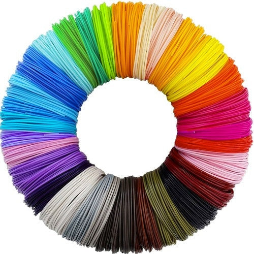 PLA 3D-printerfilament set 30 färger 1,75 mm 300 m (30x10 m)