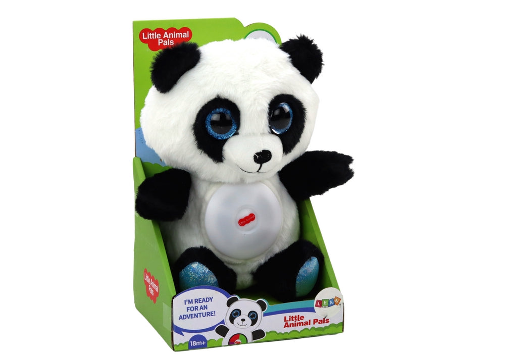 Panda gosedjur med nattlampa och vaggvisor 30 cm, från 18 mån