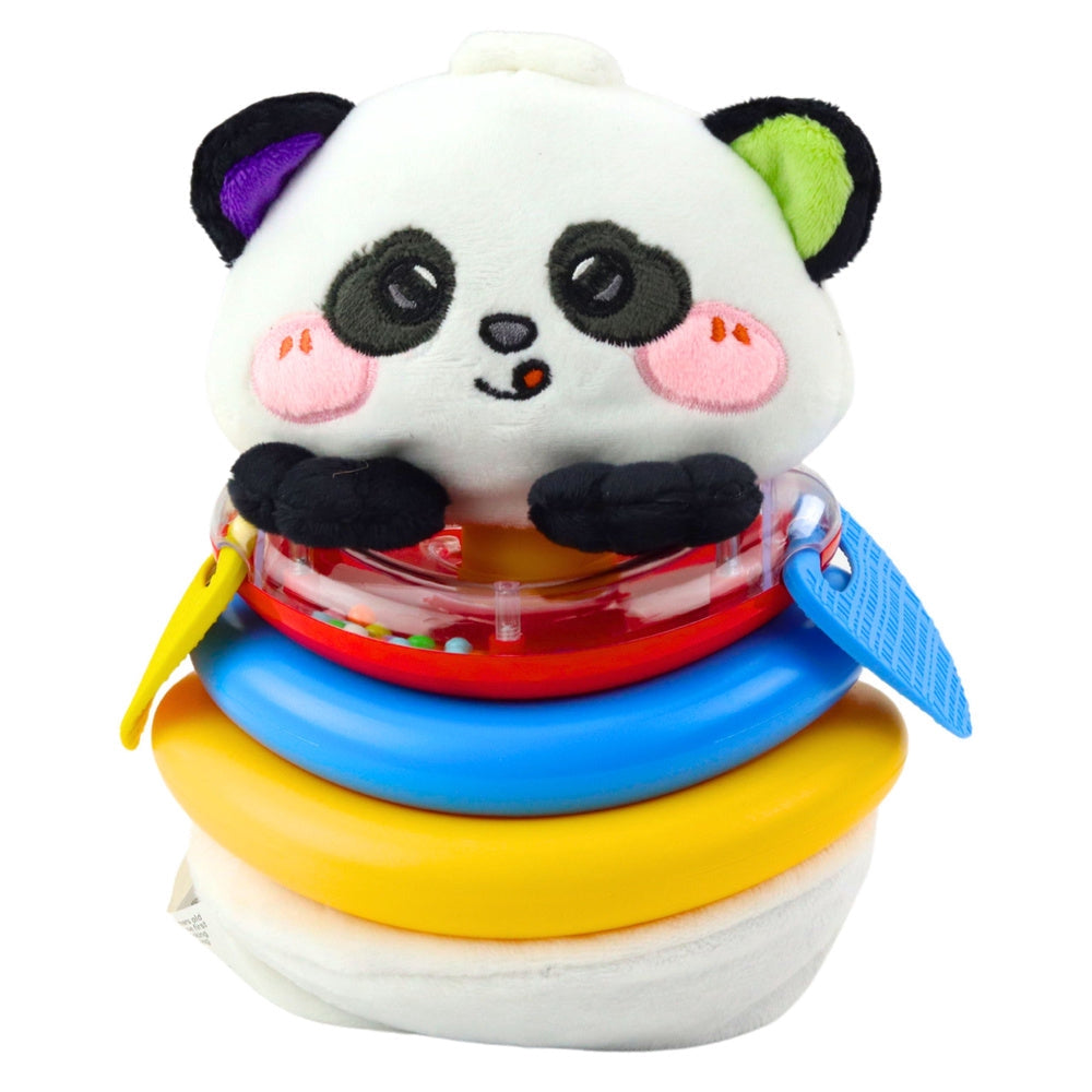 Panda tumbler gungleksak med ringar och bitdelar 18+ mån 21 cm