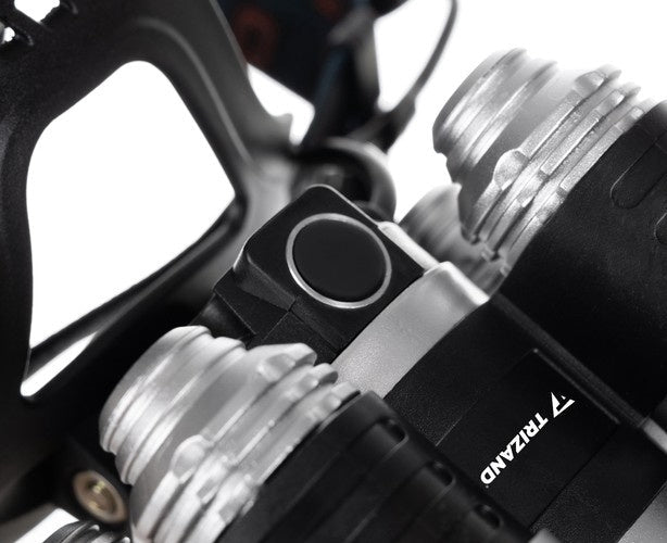 Pannlampa 5x Cree T6 LED 4 lägen 2x 6800mAh batteri med laddare