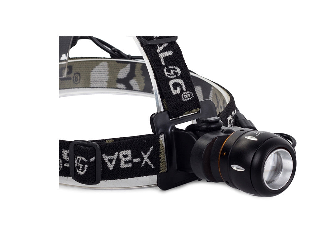 Pannlampa CREE XML-T6 LED zoom 400 m med baklampa och cykelfästen