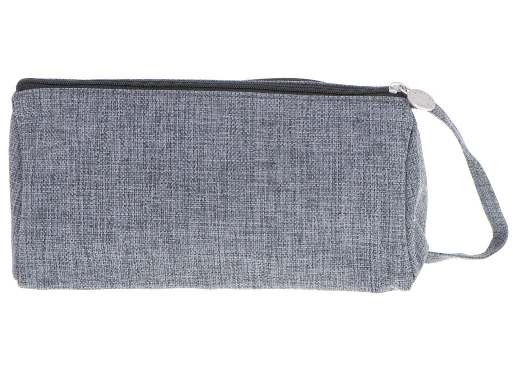 Pennfodral 2 fack med dragkedja 22x7x10 cm, rymligt med innerfickor