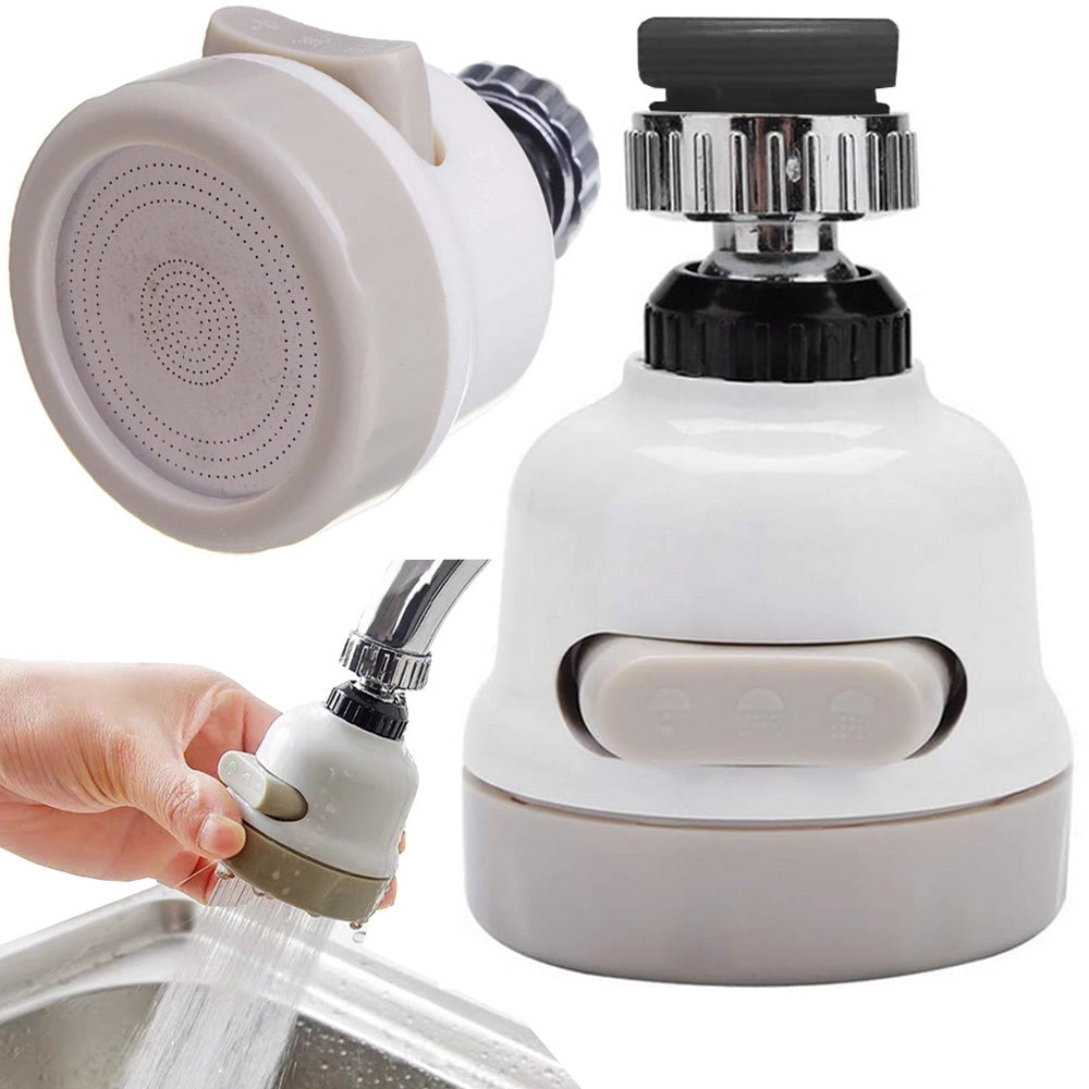 Perlator till kökskran 3 spraylägen 24 mm gänga kräm plast