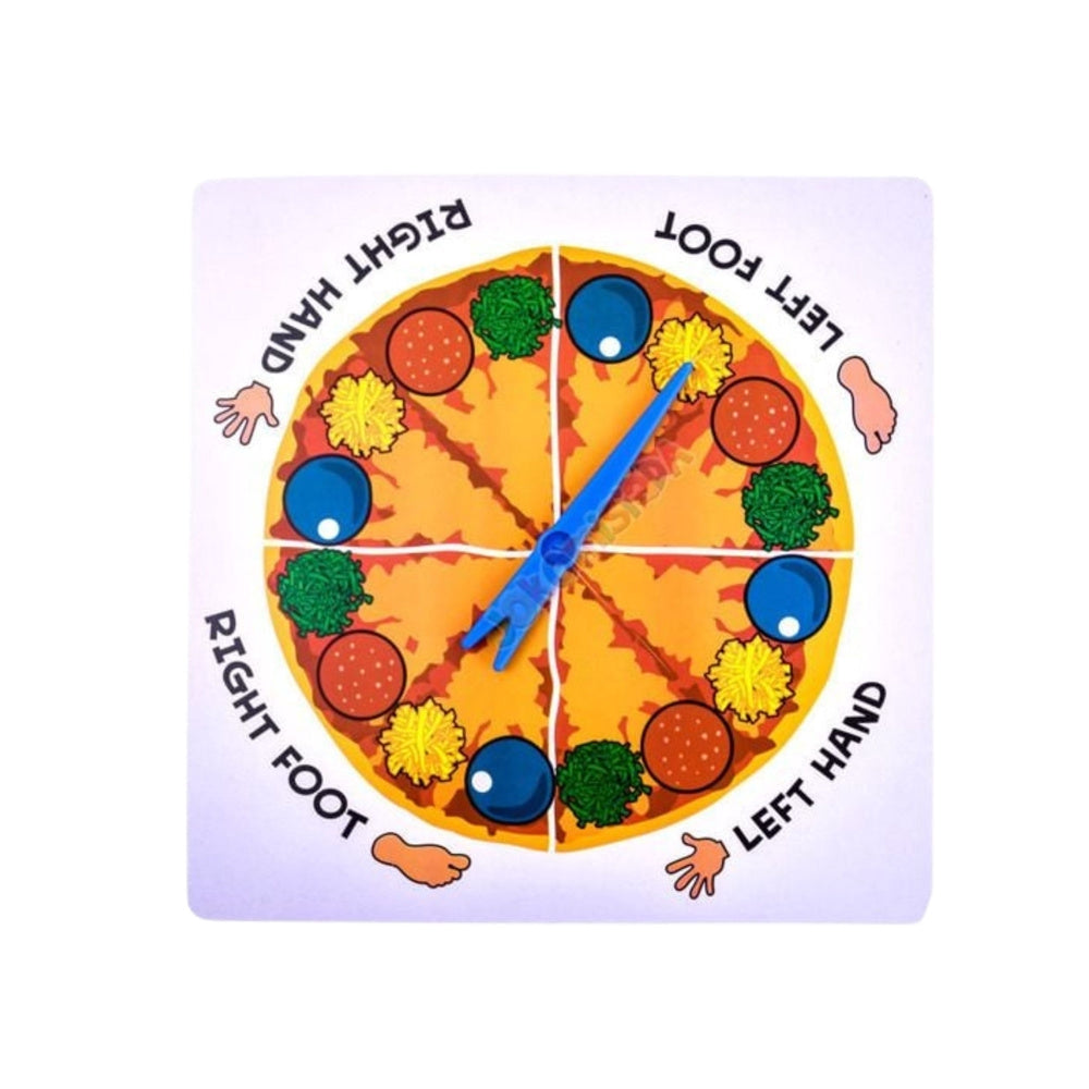Pizzaspelet balansspel med spelmatta 93x93 cm, 2+ spelare