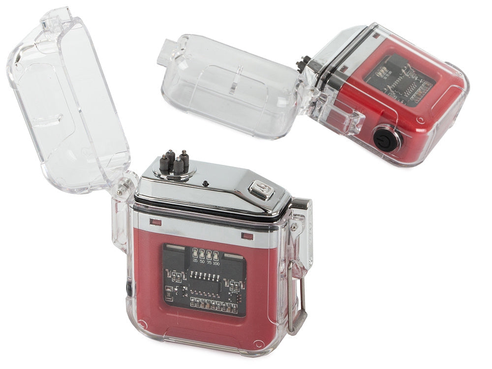 Plasmalighter USB-laddning med COB LED-ficklampa 3 lägen