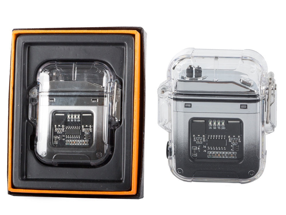 Plasmalighter USB-laddning med COB LED-ficklampa 3 lägen
