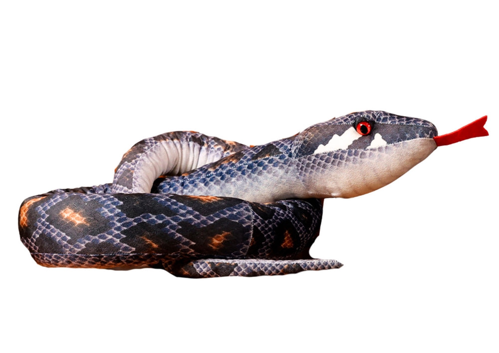 Plyschorm grå 210 cm mjuk maskot CE/EN71 från 3 år