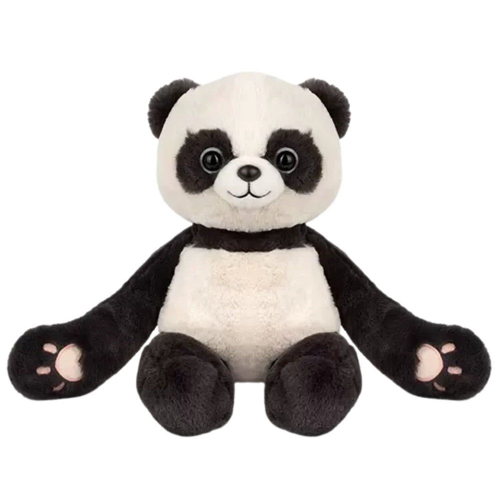 Plyschpanda med magneter i tassar och ögon 23 cm