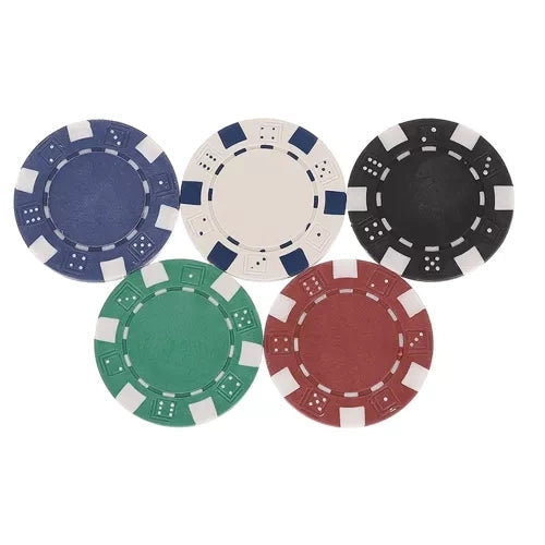 Poker set 300 marker 10 g med aluminiumväska, 2 kortlekar & tärningar