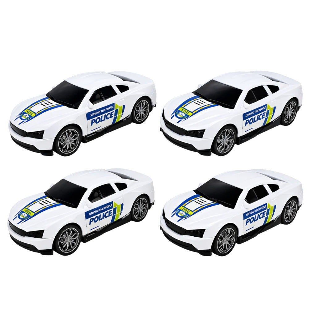 Polistrucka bärgningsbil med trailer, ljus & ljud, 34 cm