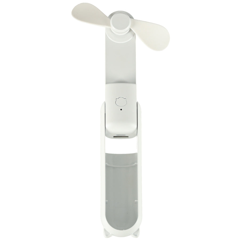 Portabel mini-fläkt hopfällbar med powerbank 1200 mAh USB-C