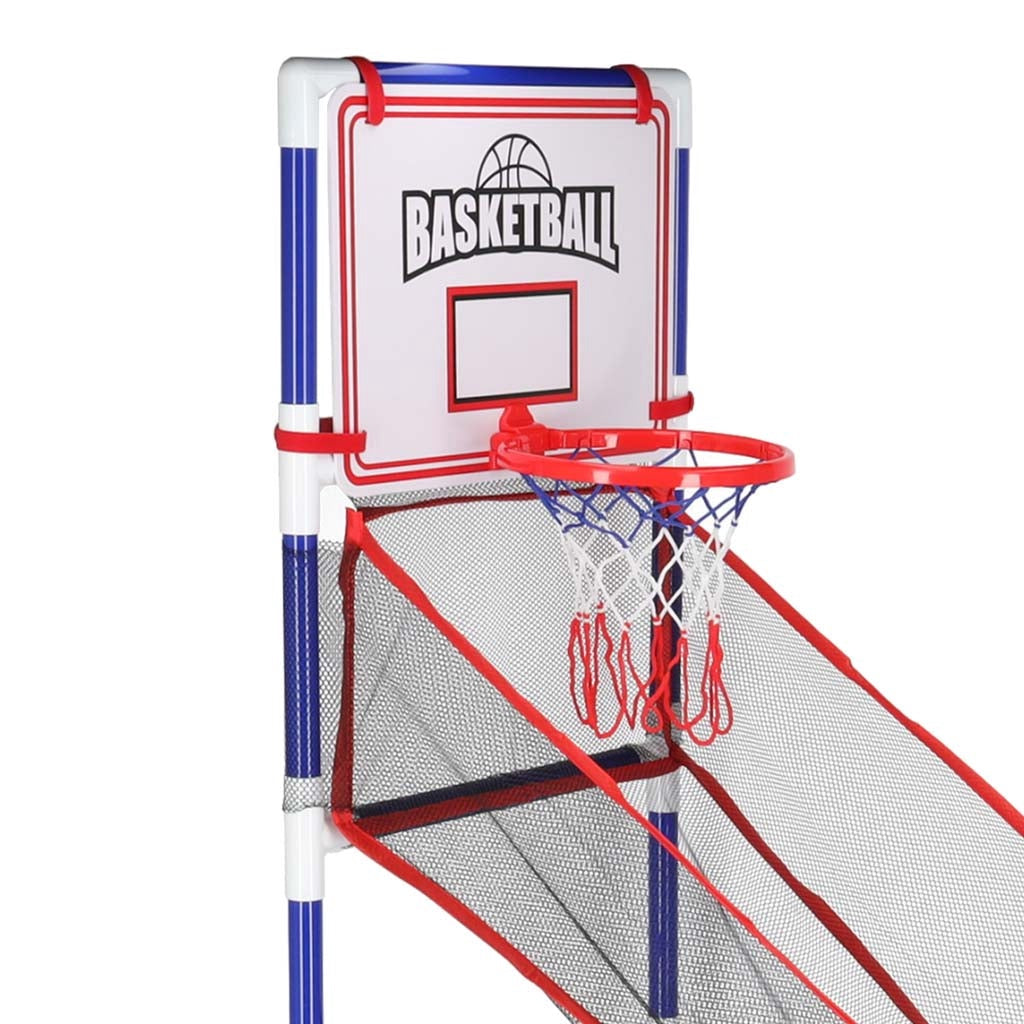 Portabelt basketarkadspel 140 cm med 2 bollar och pump, 3+