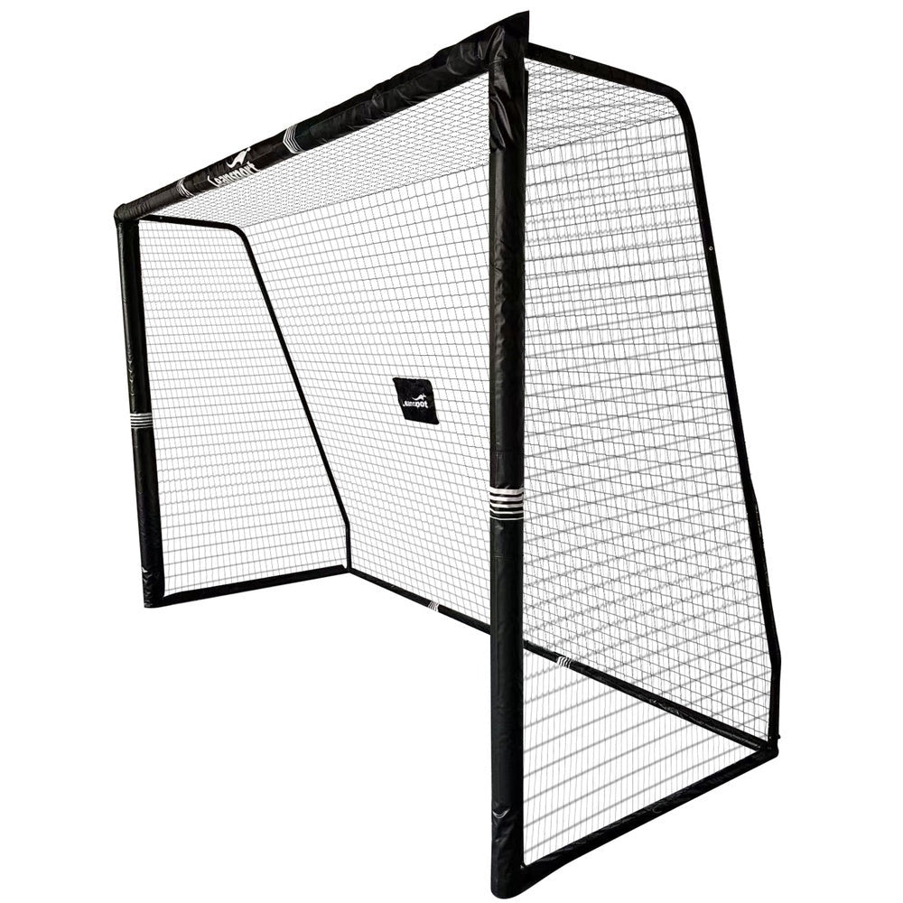 Portabelt fotbollsmål 180x120x60 cm stålram med polyeten-nät