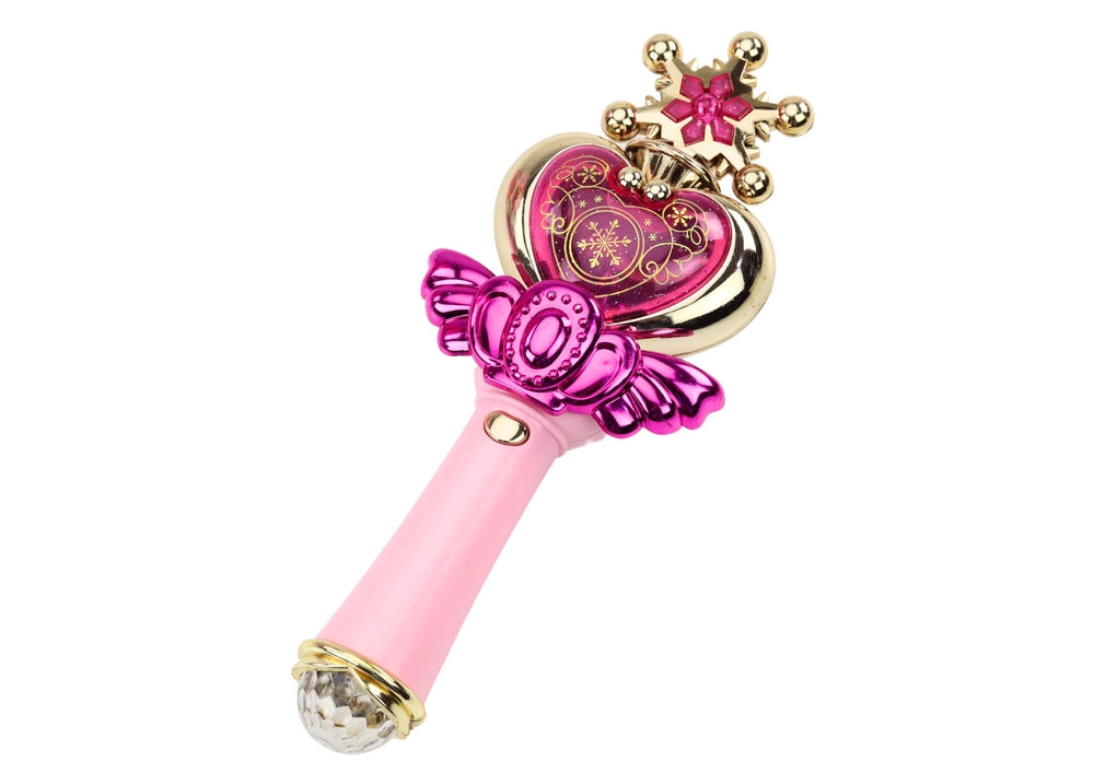 Prinsessstav leksak med ljus och ljud 22 cm rosa, 3+ (batterier ingår)