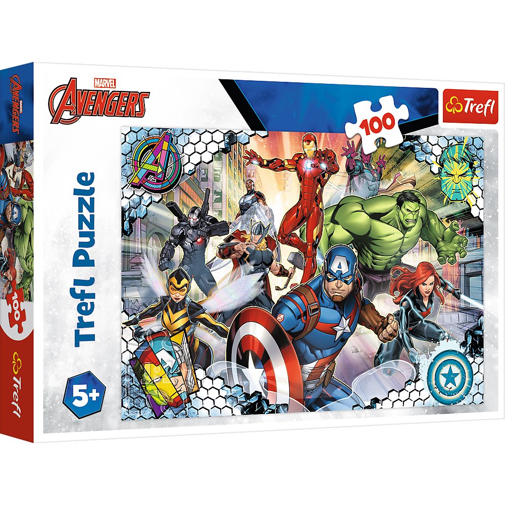 Pussel 100 bitar Avengers Disney Marvel 41x27,5 cm