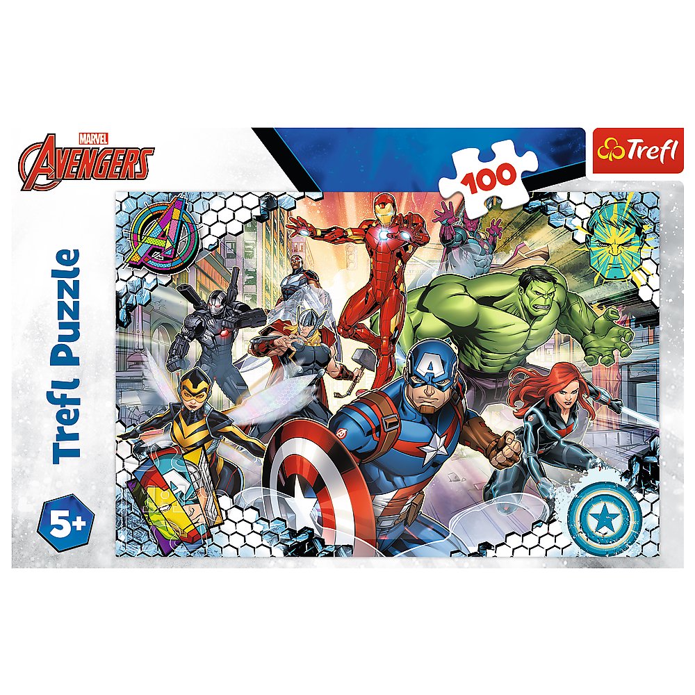 Pussel 100 bitar Avengers Disney Marvel 41x27,5 cm