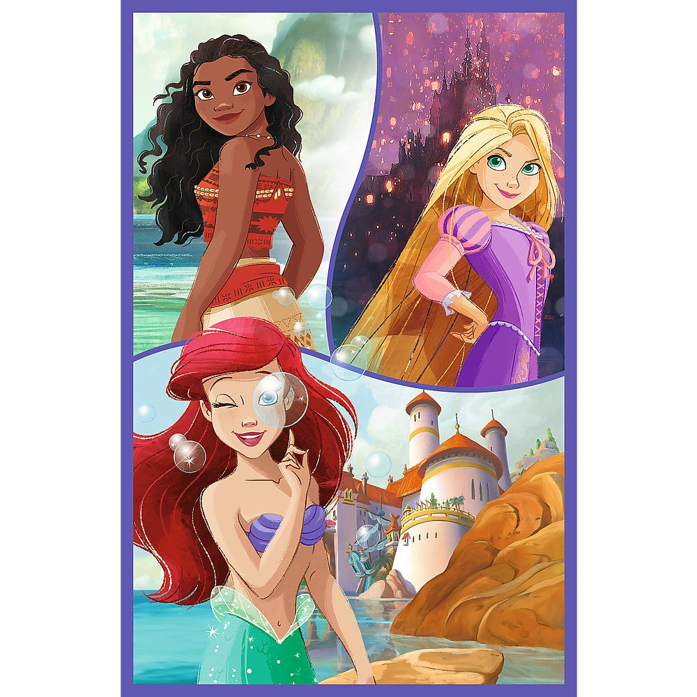 Pussel Disney-prinsessor 3x80 bitar 275x180 mm