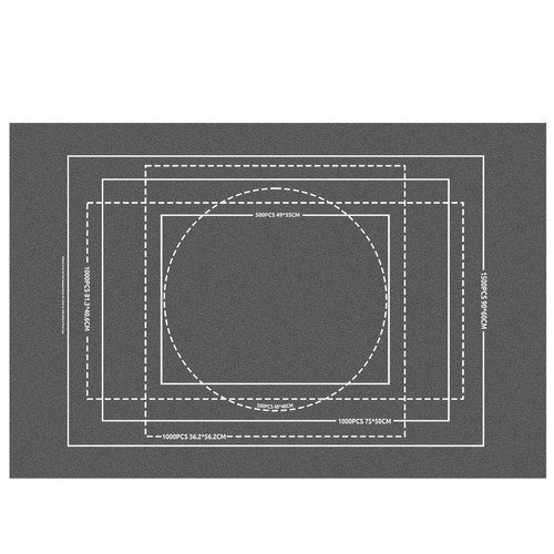 Pusselmatta med uppblåsbar tube 115x67 cm inkl 4 pusselpåsar
