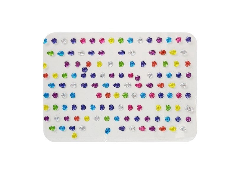 Pysselset armbandstillverkning & nagellack 2-i-1 med rhinestones, 5+