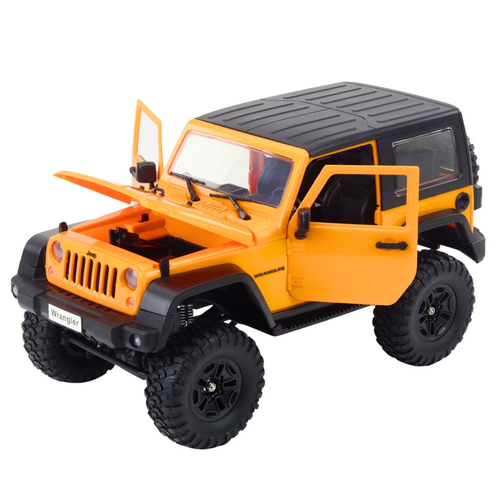 RC Jeep Wrangler Rock Crawler 1:14 4x4 2,4 GHz med LED 7,4V