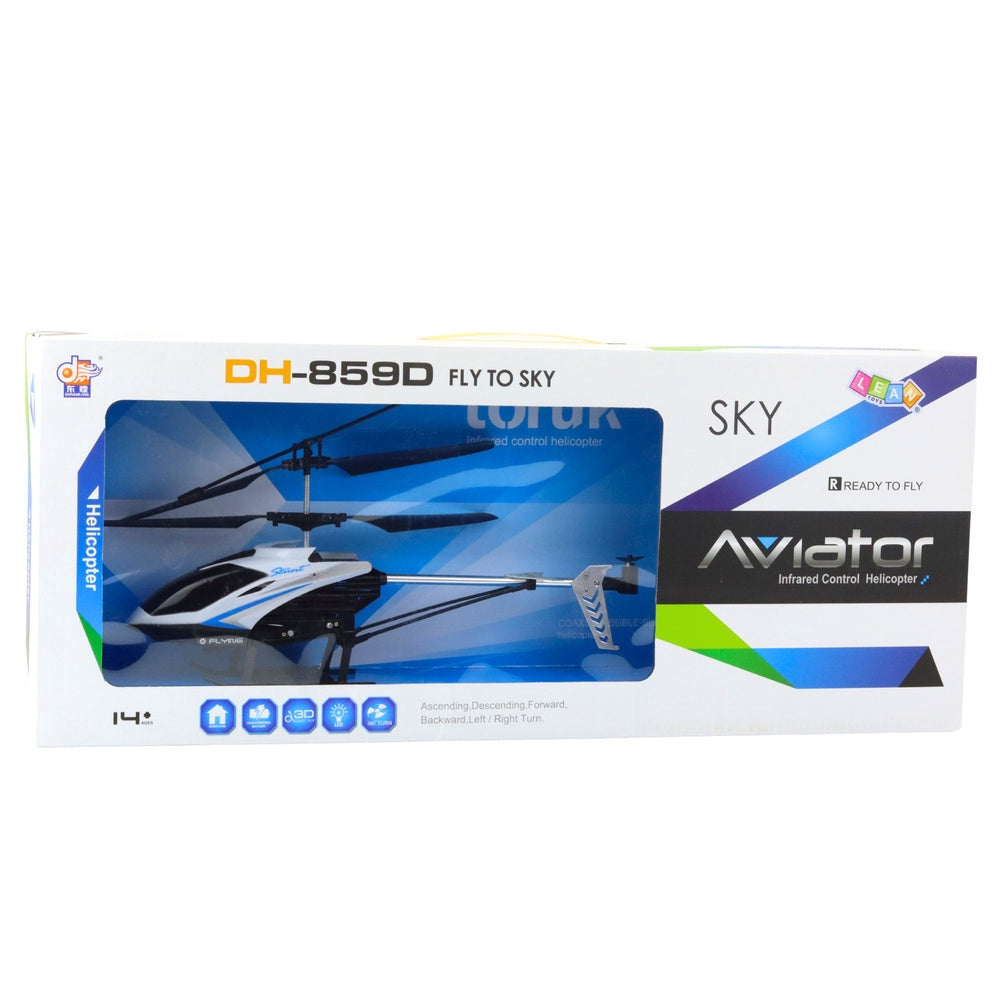 RC-helikopter Aviator 30 cm med LED och 360° rotation, 3.7V batteri
