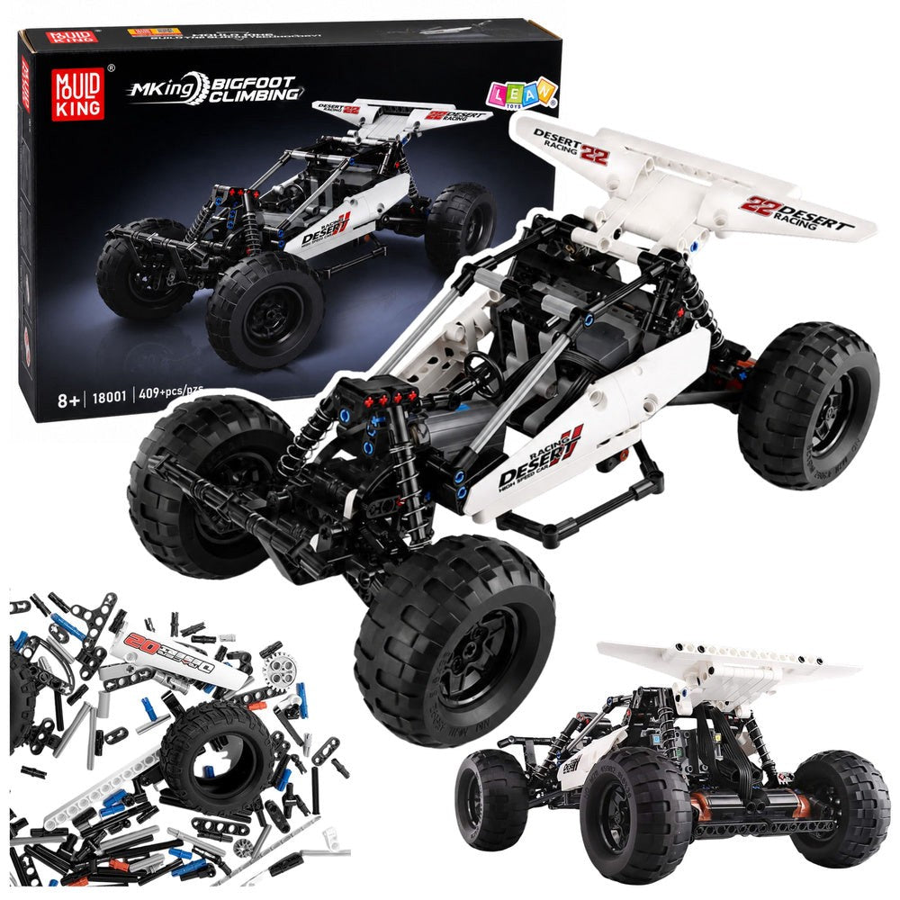 RC offroadbil 4x4 byggblock 409 delar 25 km/h app & 2.4GHz fjärr