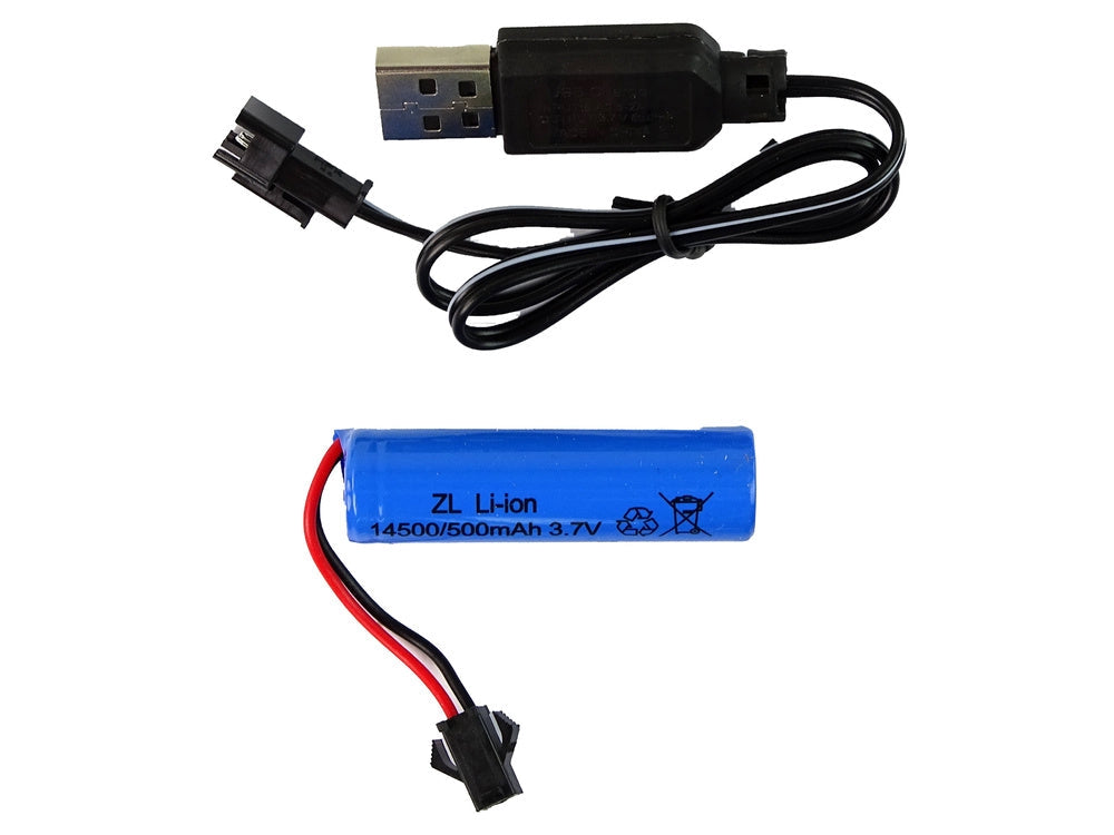 R/C skördetröska leksak med LED-ljus, batteri & laddkabel