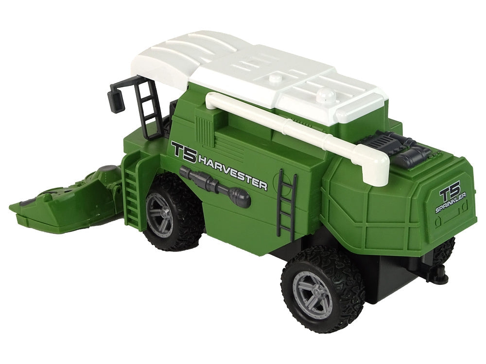 R/C skördetröska leksak med LED-ljus, batteri & laddkabel