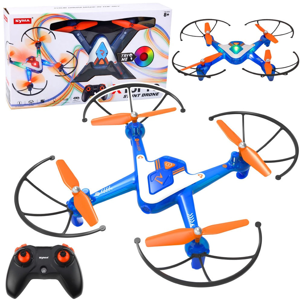 RC stuntdrönare X15 Pro 6-axlig gyro 2.4 GHz LED 360° stunts